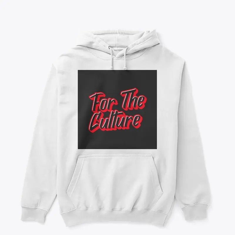 For The Culture-White/Black/Red Hoodie