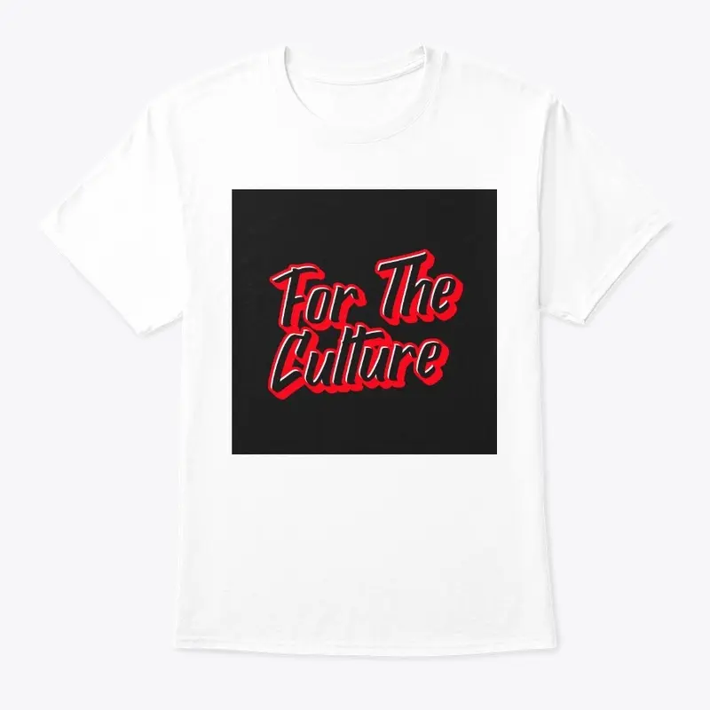 For The Culture-White/Black/Red T-Shirt